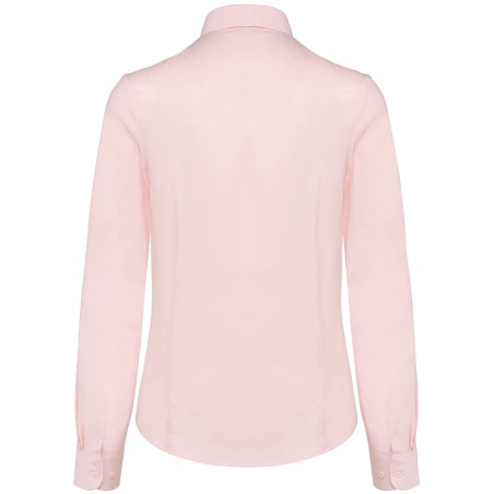 Camisa oxford manga larga mujer