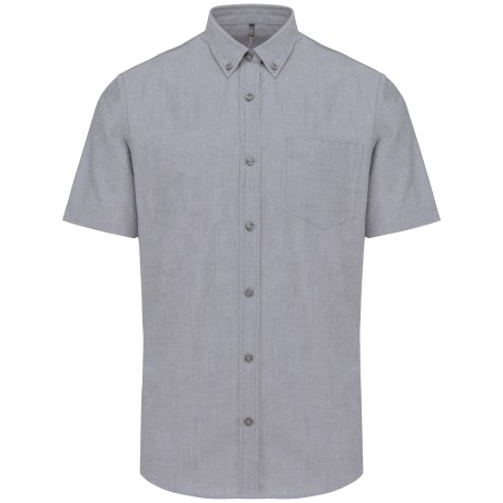Men\\\'s short-sleeved Oxford shirt