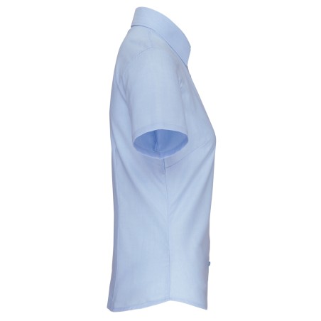 Camisa oxford manga corta mujer