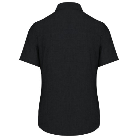 Camisa oxford manga corta mujer