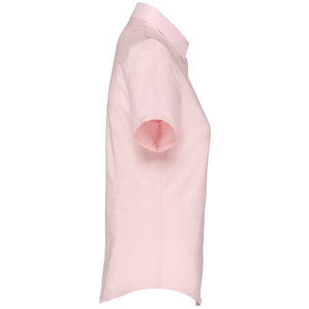 Camisa oxford manga corta mujer