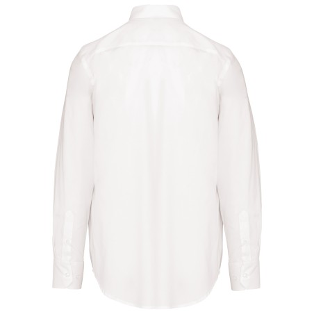 Camisa no-plancha manga larga hombre