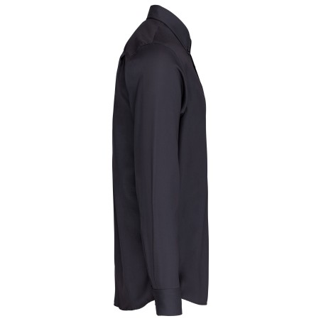 Camisa no-plancha manga larga hombre