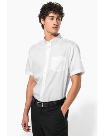 Men\\\'s short-sleeved non-iron shirt