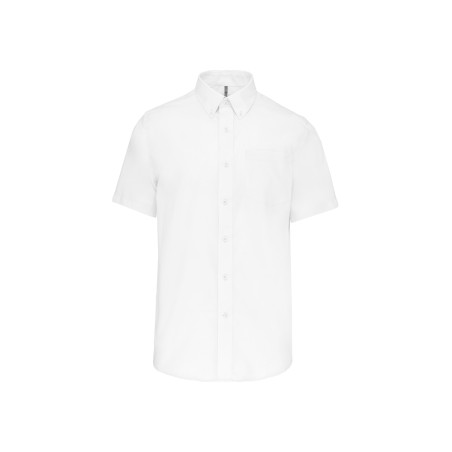 Camisa micro sarga no-plancha manga corta hombre