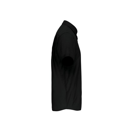 Camisa micro sarga no-plancha manga corta hombre