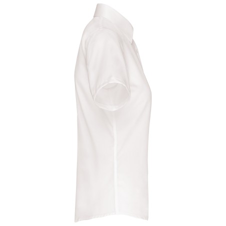 Camisa no-plancha manga corta mujer
