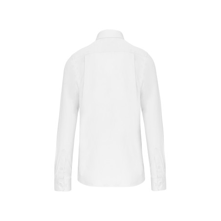 Camisa popelina manga larga hombre