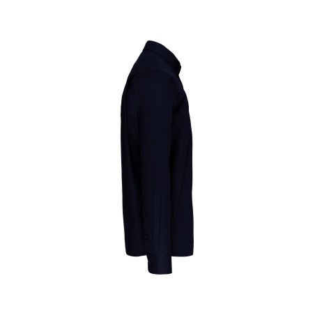 Camisa popelina manga larga hombre
