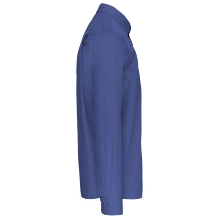 Men\\\'s long-sleeved cotton poplin shirt