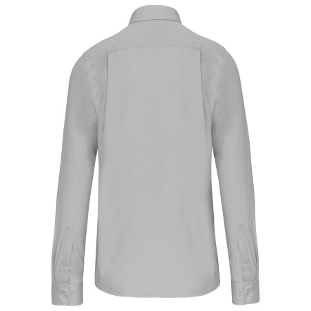 Men\\\'s long-sleeved cotton poplin shirt