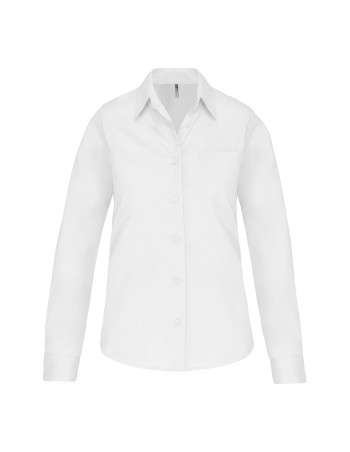 Camisa popelina manga larga mujer 2