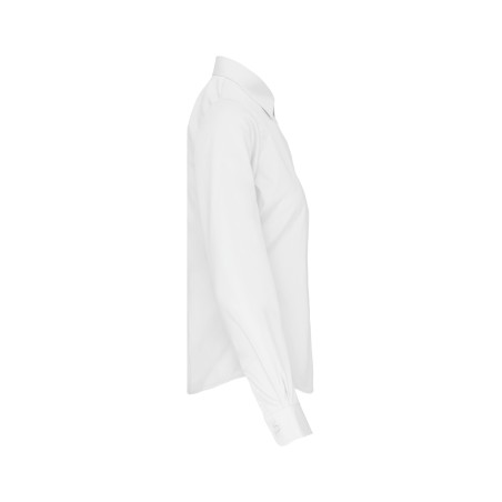 Camisa popelina manga larga mujer