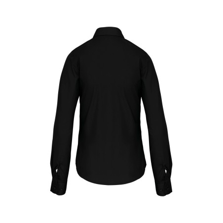 Camisa popelina manga larga mujer