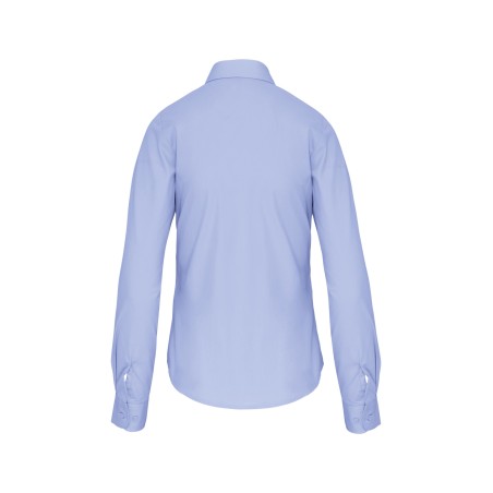 Ladies\\\' long-sleeved cotton poplin shirt