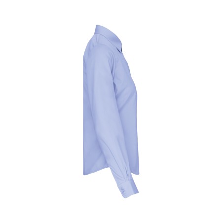 Ladies\\\' long-sleeved cotton poplin shirt