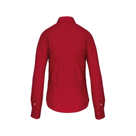 Ladies\\\' long-sleeved cotton poplin shirt