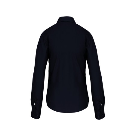 Camisa popelina manga larga mujer