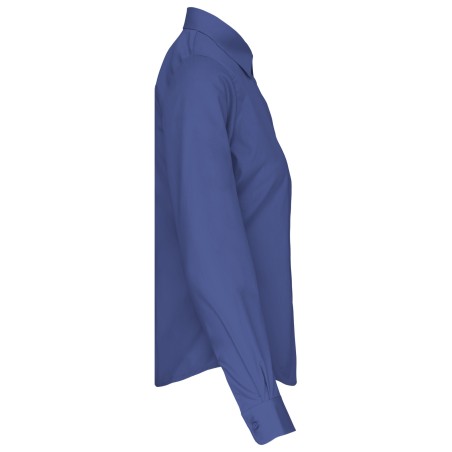 Camisa popelina manga larga mujer