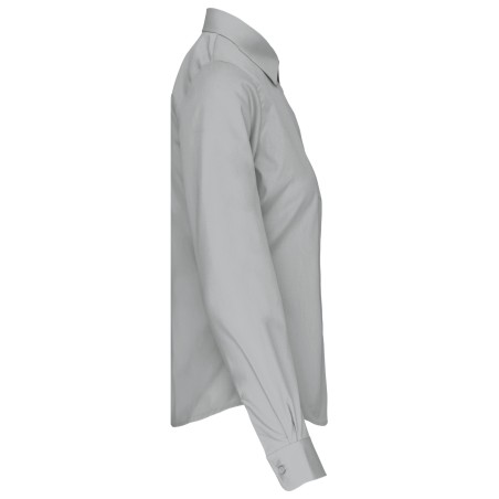 Ladies\\\' long-sleeved cotton poplin shirt