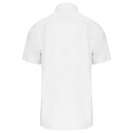 Men\\\'s short-sleeved cotton poplin shirt