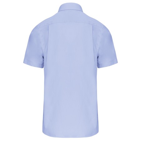 Men\\\'s short-sleeved cotton poplin shirt