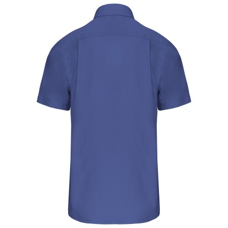 Men\\\'s short-sleeved cotton poplin shirt