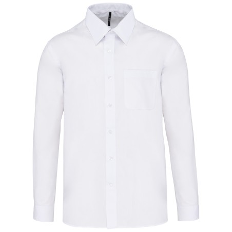 Camisa popelina de polialgodón de fácil cuidado hombre