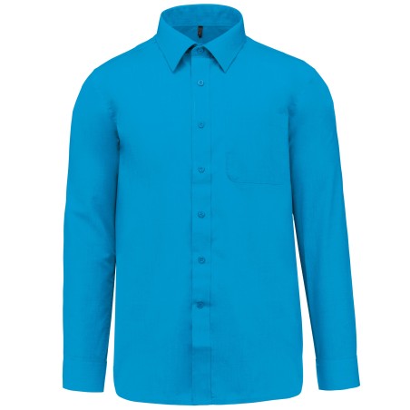 Men\\\'s easy-care polycotton poplin shirt