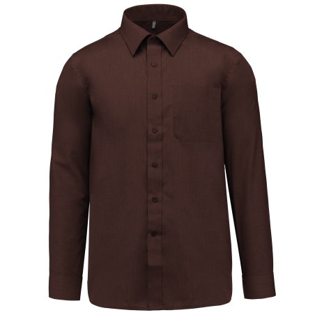 Camisa popelina de polialgodón de fácil cuidado hombre