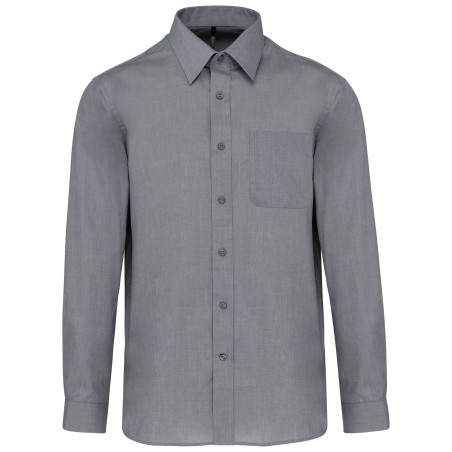 Camisa popelina de polialgodón de fácil cuidado hombre