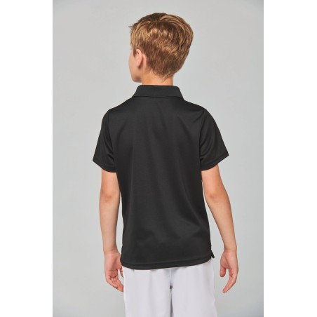 Kids\\\' short-sleeved polo shirt