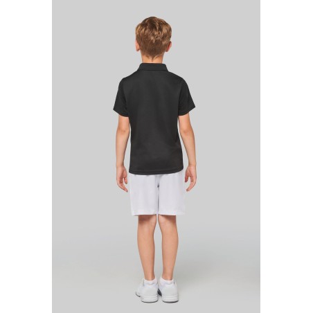 Kids\\\' short-sleeved polo shirt