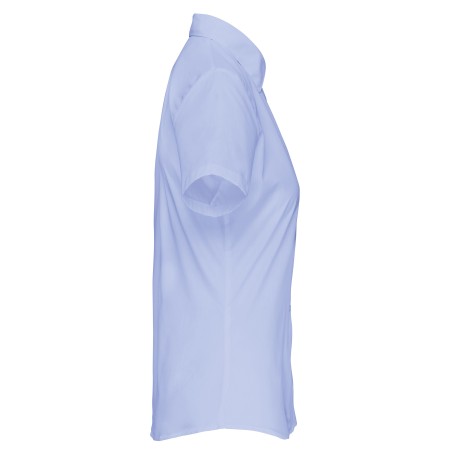 Ladies’ easy-care short sleeve polycotton poplin shirt