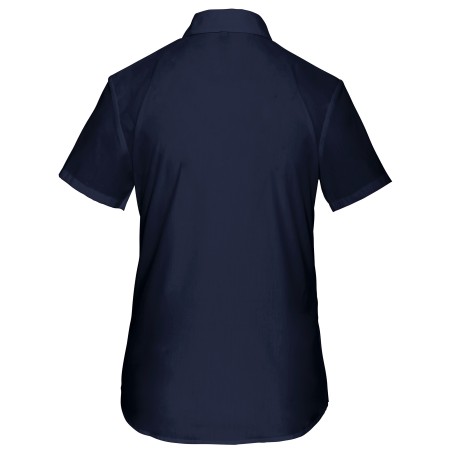 Ladies’ easy-care short sleeve polycotton poplin shirt