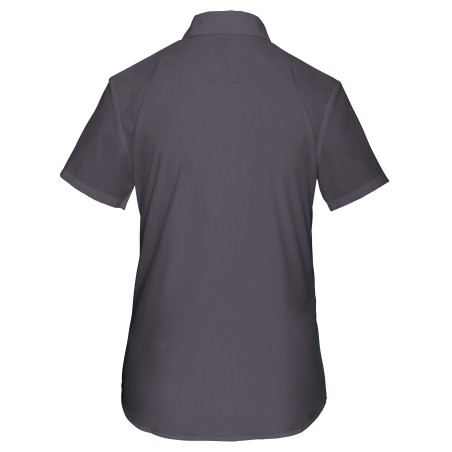 Ladies’ easy-care short sleeve polycotton poplin shirt