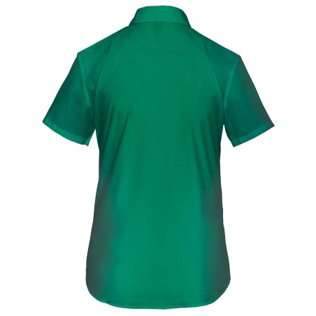 Ladies’ easy-care short sleeve polycotton poplin shirt