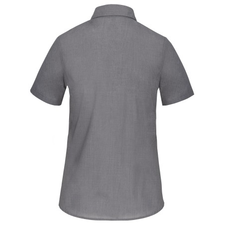 Ladies’ easy-care short sleeve polycotton poplin shirt