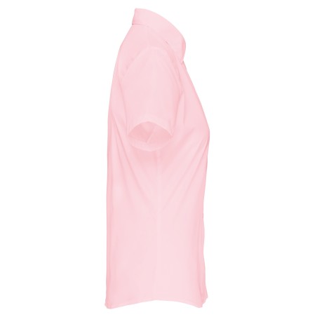 Ladies’ easy-care short sleeve polycotton poplin shirt