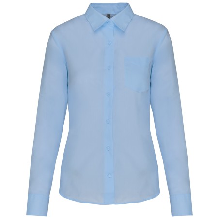Ladies’ easy-care polycotton poplin shirt