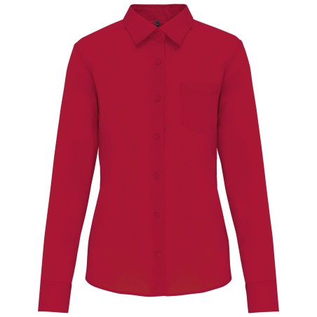 Ladies’ easy-care polycotton poplin shirt