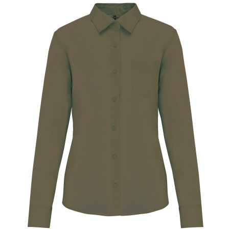 Ladies’ easy-care polycotton poplin shirt