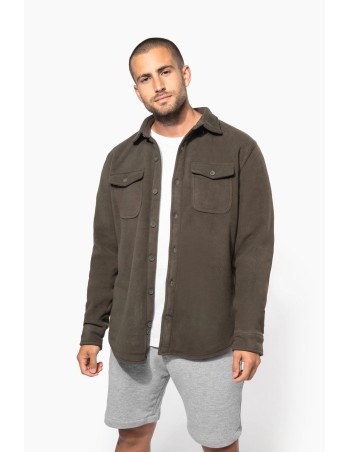 Sobrecamisa polar con forro de sherpa