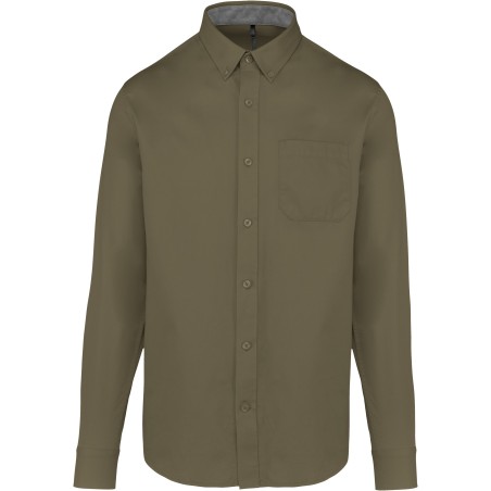 Camisa de algodón Nevada de manga larga para hombre