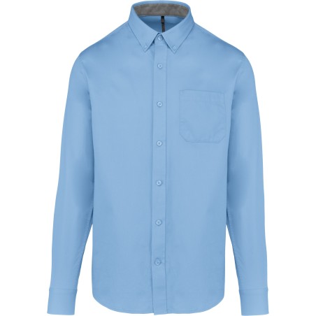 Camisa de algodón Nevada de manga larga para hombre