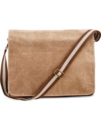 Bolsa mensajero canvas estilo vintage 2