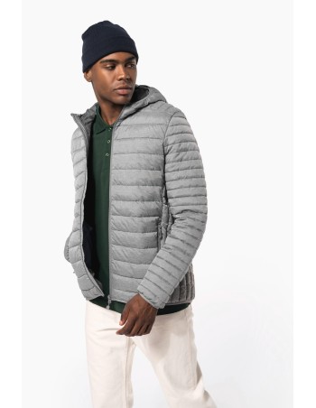 Chaqueta acolchada y ligera con capucha hombre