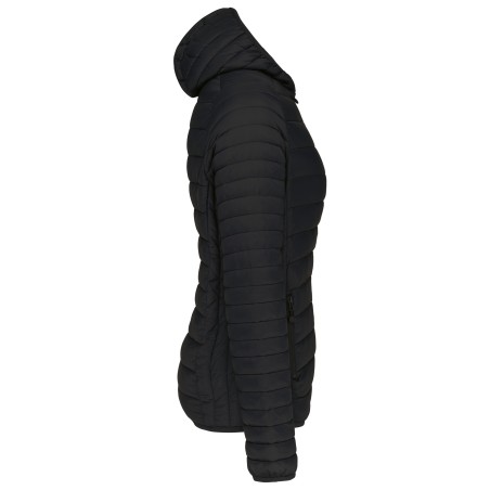 Chaqueta acolchada y ligera con capucha mujer