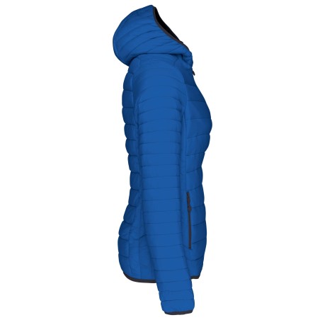 Ladies\\\' lightweight hooded padded jacket