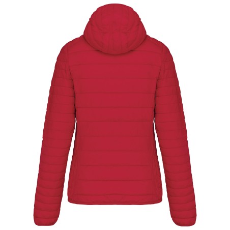 Ladies\\\' lightweight hooded padded jacket